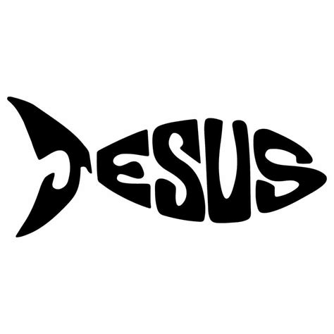 Jesus Fish V2 Tg Vinyl