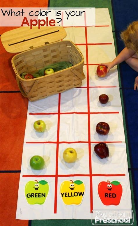 Apple Graphing Activity For Preschool Pre K Kindergarten And Early