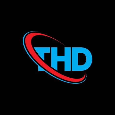 Thd Logo Thd Letter Thd Letter Logo Design Initials Thd Logo Linked With Circle And Uppercase