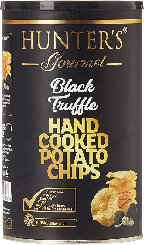 Hunters Gourmet Hand Cooked Potato Chips Black Truffle 150 Gm Buy Online At Best Price In