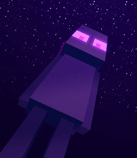 Minecraft Enderman Drawing At Paintingvalley Com Explore Collection