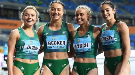 Belfast Irish Millers Meet Ireland Global Womens Relay Team 4 X 200m