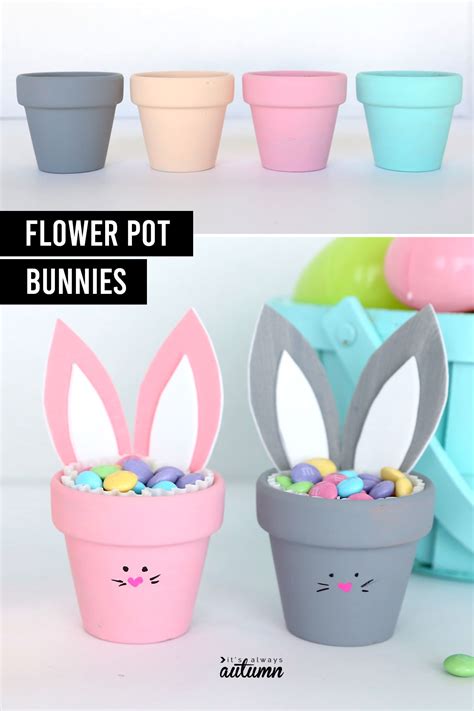 Flower Pot Bunny Craft Easter Craft For Kids Its Always Autumn