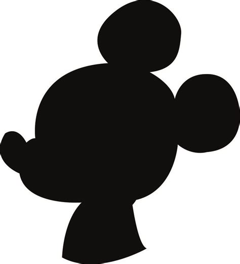 Mickey Mouse Silhouette Printable