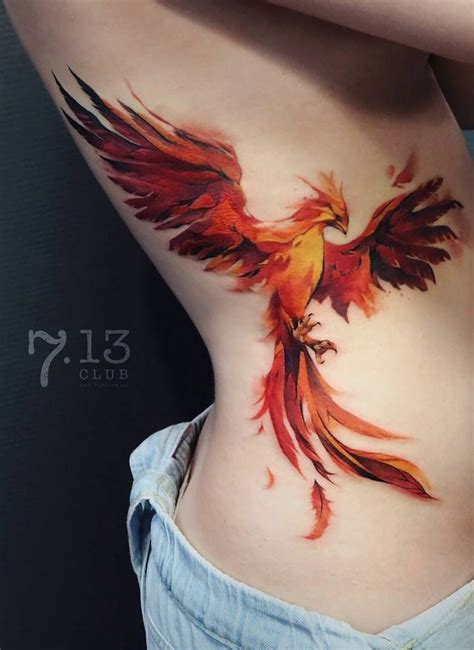 Watercolor Tattoos Will Turn Your Body Into A Living Canvas Phoenix