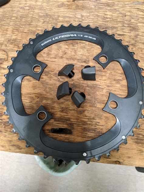Shimano Ultegra 6800 46t Chainring With Covers For Sale