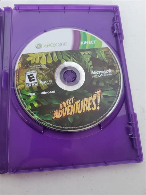 Microsoft Xbox 360 Kinect Adventures Game Cib Ebay