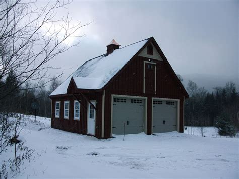 24x36 12 Pich Garage9 Custom Barns And Buildings The Carriage Shed