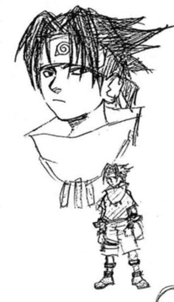 Naruto Creator Shares His First Sasuke Sketch