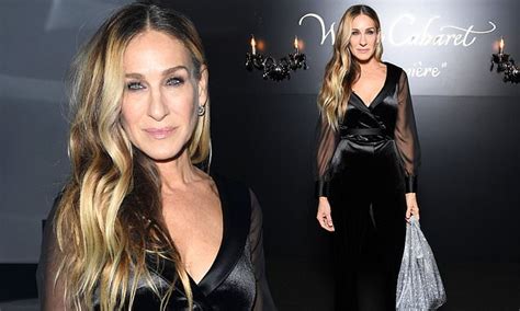 Sarah Jessica Parker Wows In A Plunging Velvet Jumpsuit At Star Studded