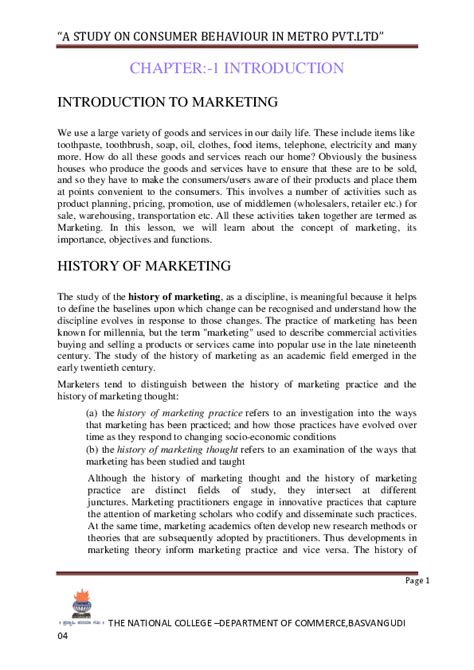 (DOC) CHAPTER:-1 INTRODUCTION INTRODUCTION TO MARKETING | suprith hp - Academia.edu