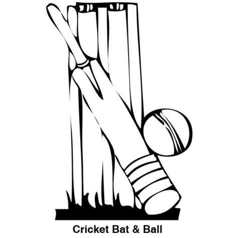 Easy Cricket Bat Drawing Dessie Wolford