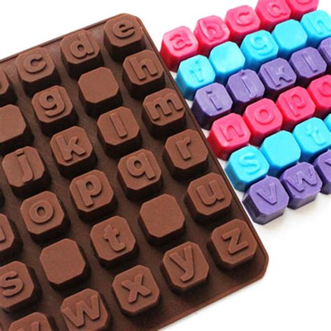 Buy Nicole Silicone Chocolate Mold Alphabet Block