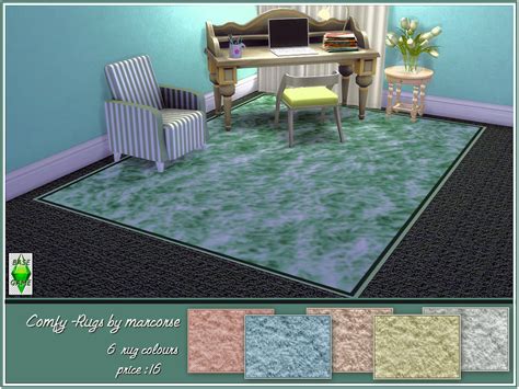Comfy Rugs By Marcorse The Sims 4 Catalog