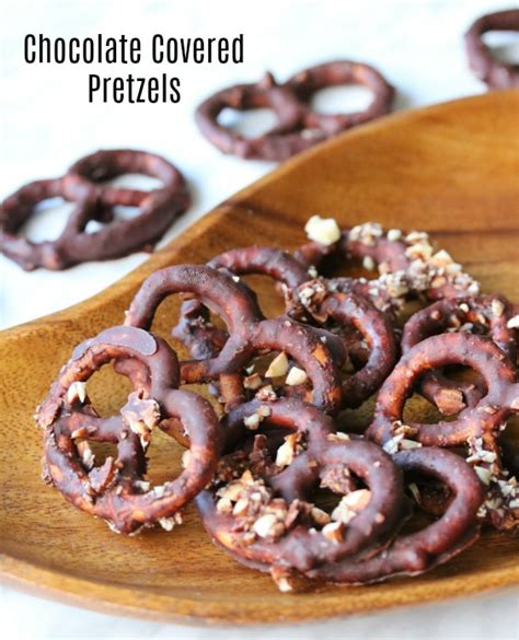 Chocolate Covered Pretzels My Heavenly Recipes