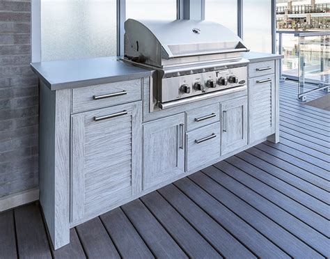 Outdoor Kitchen Cabinet Materials The 5 Most Popular Types Outeriors