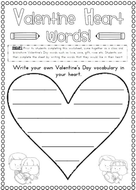 Valentines Day Printable Worksheets Tedy Printable Activities