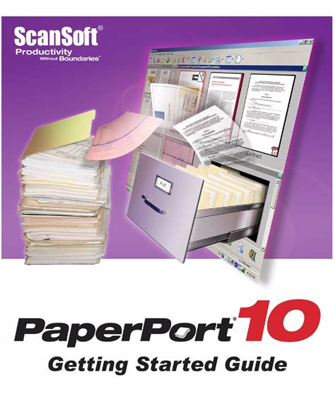 Scansoft Paperport Getting Started Manual Pdf Download Manualslib