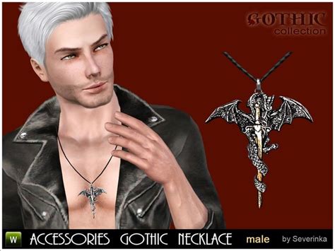 Severinkas Gothic Pendant Mordred Gothic Pendant Gothic Necklace