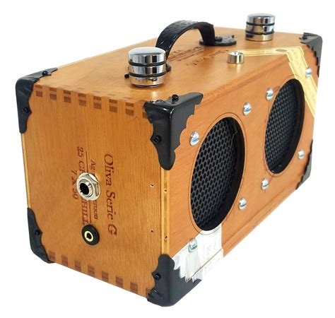 The Dually Cigar Box Guitar Amplifier Dual Speaker Oliva Serie G
