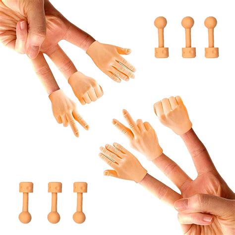 Buy Daily Portable Tiny Finger Hands Rock Paper Scissors 6 Pack