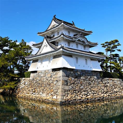 One Of The Remaining Towers Of The Takamatsu Castle In Shikoku Japan