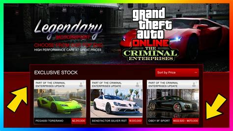 Gta 5 Online The Criminal Enterprises Dlc Update All New Vehicles