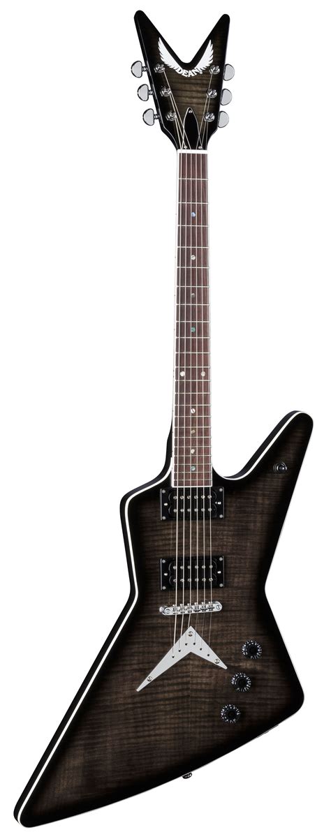 Dean Z 79 Flame Top Trans Black Electric Guitar Z 79 Tbk Z 79 Tbk