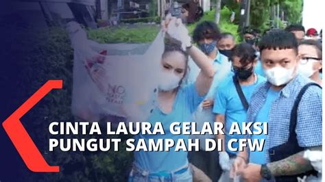 Cinta Laura Dan Sukarelawan Gelar Aksi Pungut Sampah Di Citayam Fashion