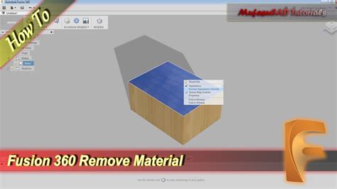 Fusion 360 Remove Or Unlink Material Tutorial Youtube