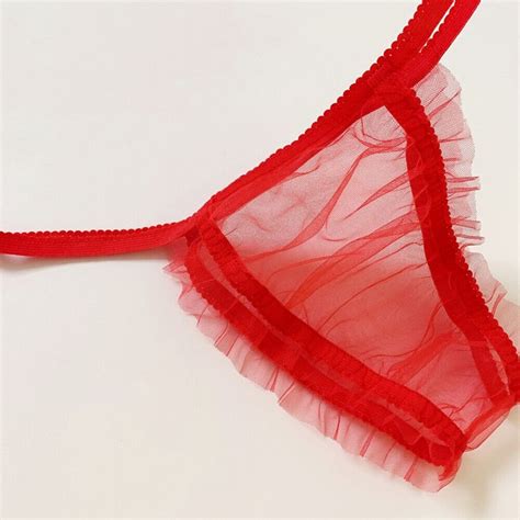 Comfortable Ultra Briefs For Men Women Sheer Panties Thong Tanga