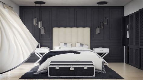 40 Beautiful Black And White Bedroom Designs White Bedroom Design