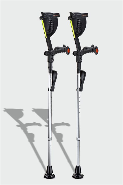 7g Ergobaum Adult Forearm Crutches Pair Ergoactives