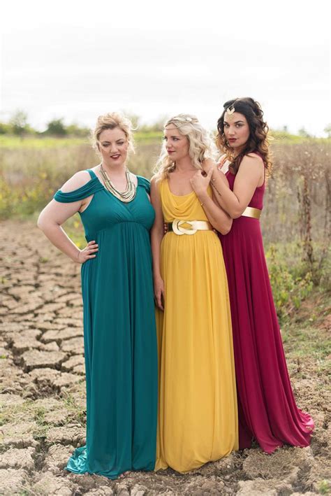 Stylist Tips How To Mix Match Winter Or Autumn Bridesmaid Dresses