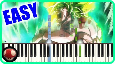 Includes transpose, capo hints, changing speed and much more. Dragon Ball Super Broly Theme Song - Blizzard - EASY Piano ...