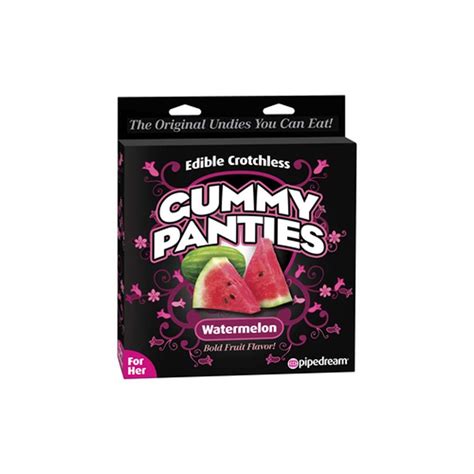 Pipedream Products Crotchless Gummy Panties Wmelon Health And Personal Care