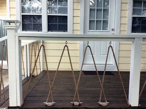 I Modified An Idea I Found Here On Pinterest And Used Dock Cleats And Rope For The Railing