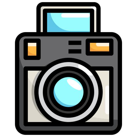 Polaroid Camera Generic Outline Color Icon