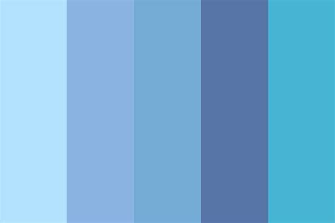 Shades Of Blue Horns Color Palette