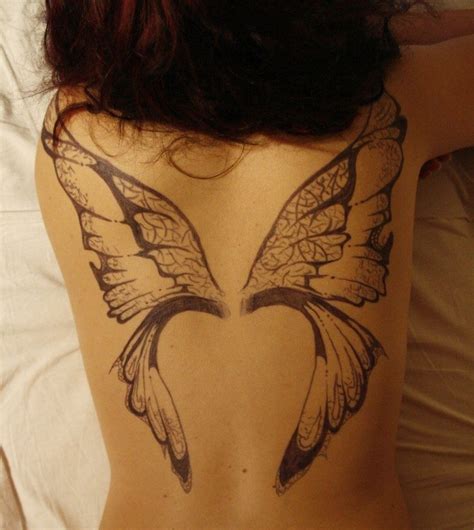 Angel Wings Tattoo On Back Female Tattoo Designs
