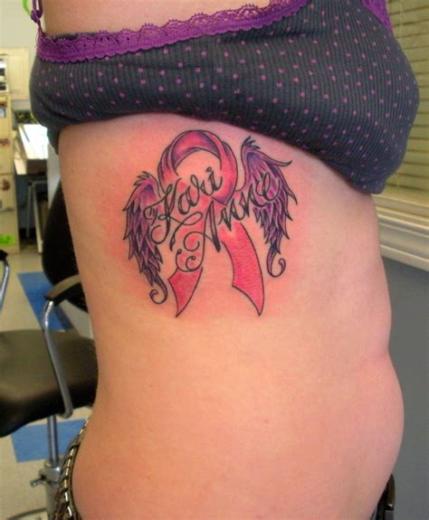 Breast cancer ribbon temporary tattoo. Cancer Tattoos Designs, Ideas and Meaning | Tattoos For You