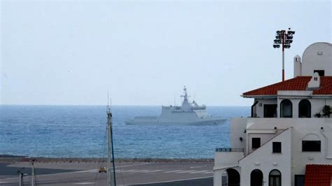 Listen Spanish Warship Orders Ships To Leave British Waters Near