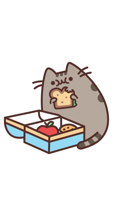 Pusheen And Lunch Box In 2020 Pusheen Cat Pusheen Cute