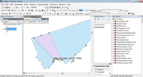 Arcmap 10 1 Minute Series How To Create Shapefile Polygon Using