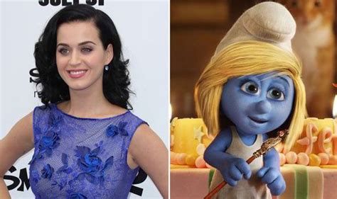 Singer Katy Perry Opens Up About Doing The Voice Of Smurfette In The