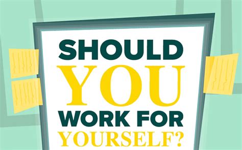 Should You Work For Yourself Infographic Balanced Work Life