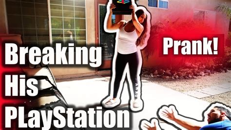 Angry Wife D3stroying Marcus PS4 Prank Prank Gone Wrong Breaking