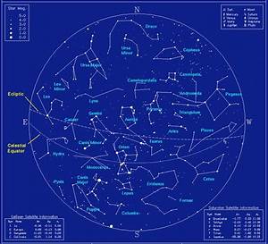 Winter Constellations In The Northern Hemisphere Constellation Map
