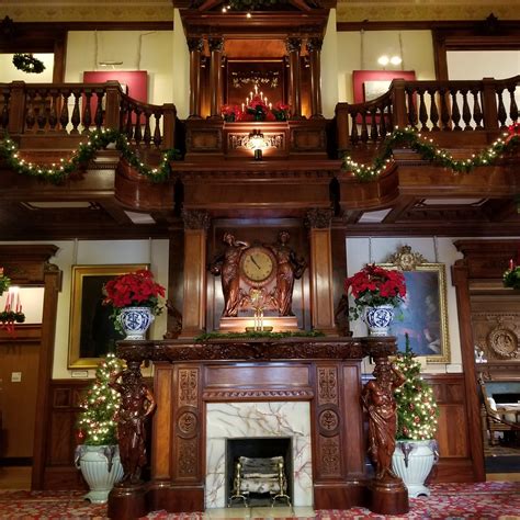 Two Story Atrium Fireplace At The Turnblad Mansion Flickr
