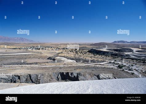 The Ex Mining Town Of Uis Viewed From The Top Of The Waste Heap Namibia